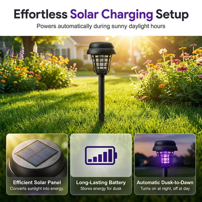 Last Day 49%OFF🔥✨Solar Mosquito Zapper Light