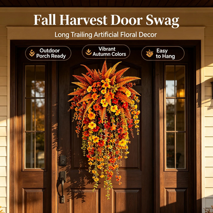 🔥Last Day 50% OFF – 🍂 Artificial Fern for Autumn Outdoor Decor– Autumn Porch & Door Decoration