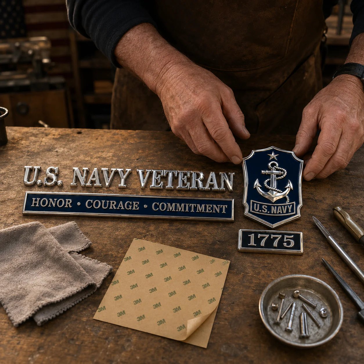Last Day Promo: 49% OFF -🎖️U.S. Military Veteran Car Emblem Metal Badge Collection