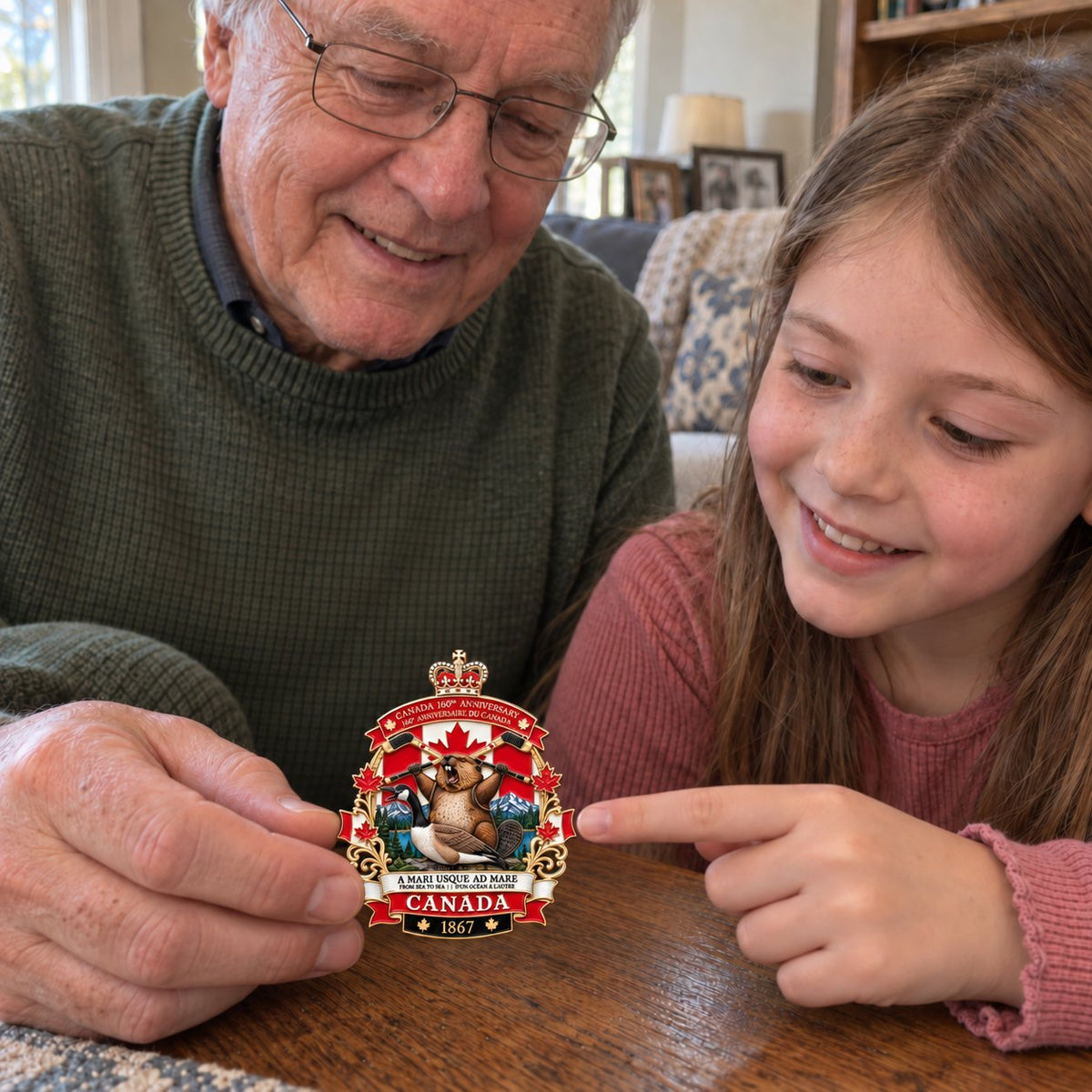 🍁 Canada 160th Anniversary “A Mari Usque Ad Mare” Tribute Badge