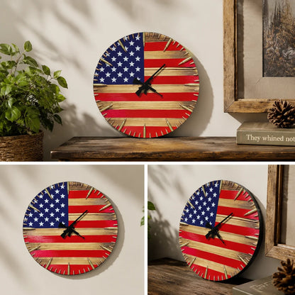 🔥100% Handmade America 250™ Heritage Clock(𝐉𝐚𝐤𝐞 𝐖𝐢𝐥𝐬𝐨𝐧 𝐇𝐚𝐧𝐝𝐦𝐚𝐝𝐞®) - BUY 2 FREE SHIPPING