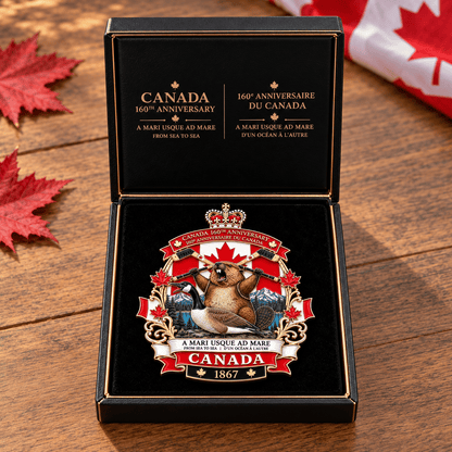 🍁 Canada 160th Anniversary “A Mari Usque Ad Mare” Tribute Badge