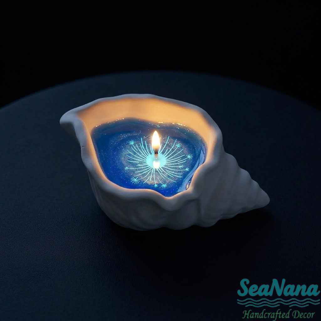 ✨ Ocean Glow Candle - Handmade Sea Life Aromatherapy
