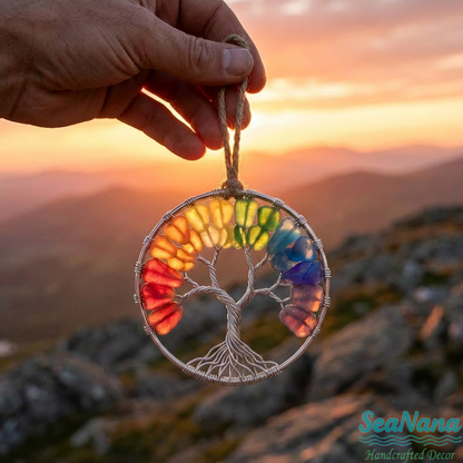 🌳Handmade Tree of Life Sea Glass Pendant＆Ornament