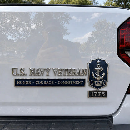 Last Day Promo: 49% OFF -🎖️U.S. Military Veteran Car Emblem Metal Badge Collection