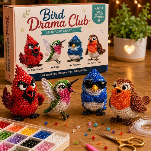 🧵🧵✨ Creative Beaded Mini World 3D DIY Kit Collection
