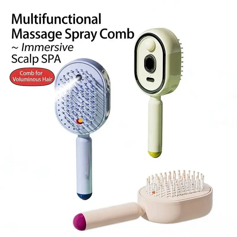 🔥Day Sale 49% OFF🔥Electric Spray Air Cushion Massage Comb🔥