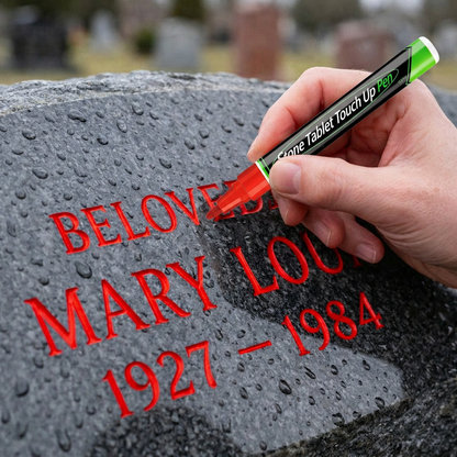 🐦Golden Tombstone Marker Pen for Restoring Faded Grave Inscriptions