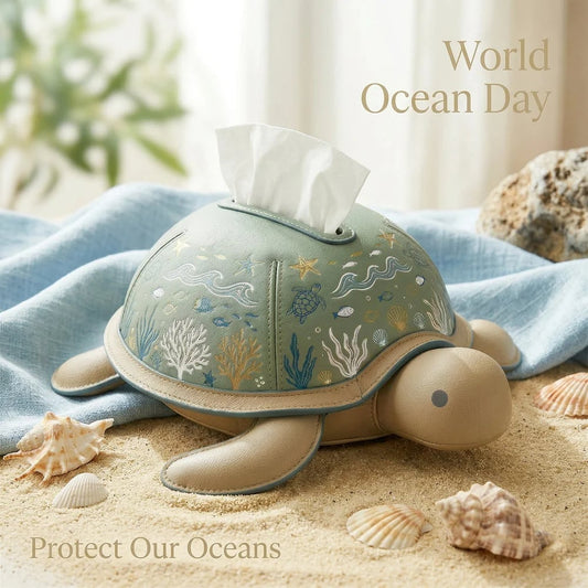 🎁LAST DAY 49% OFF -🐢Sea Turtle Leather Tissue Holder