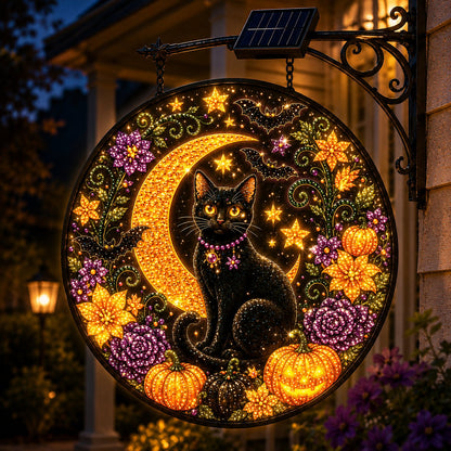 💥LAST DAY 57% OFF - 🎃 Solar Halloween LED Hanging Sign Light 👻 (📦Buy 2 Free Shipping)