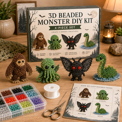 🔥Last Day 50% OFF - 🧵✨ Tiny 3D Beaded Animal DIY Kit