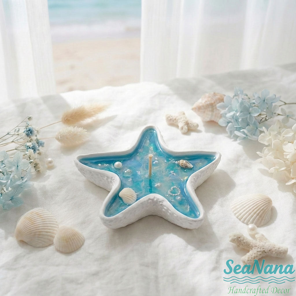 ✨ Ocean Glow Candle - Handmade Sea Life Aromatherapy