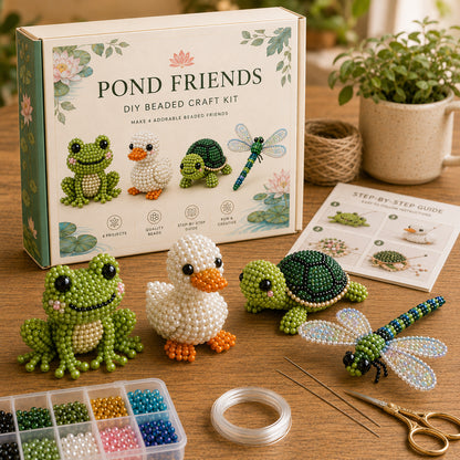 🔥Last Day 50% OFF - 🧵✨ Tiny 3D Beaded Animal DIY Kit