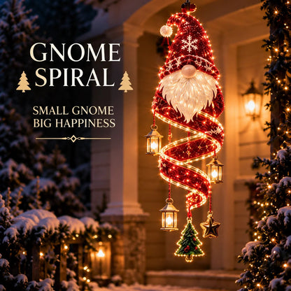 ⏳ Last Day 49% OFF – 🎄Christmas Magic Spiral™ Hanging LED Light Collection