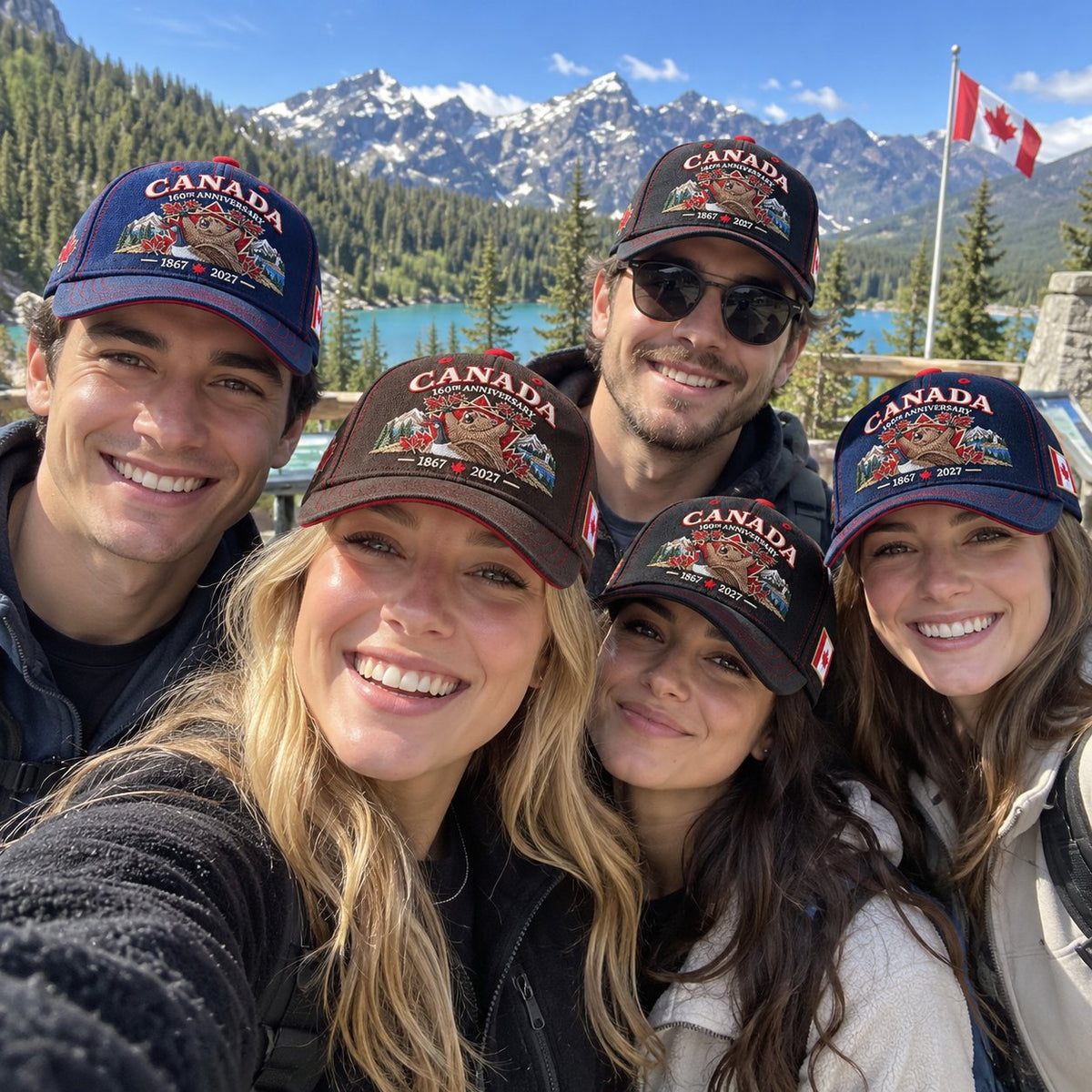(🎁Last Day 49% OFF)🧢Canada 160th Anniversary 1867–2027 – Premium Embroidered Heritage Cap 100% Cotton