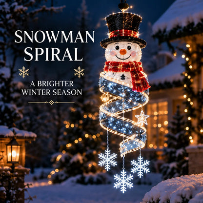 ⏳ Last Day 49% OFF – 🎄Christmas Magic Spiral™ Hanging LED Light Collection