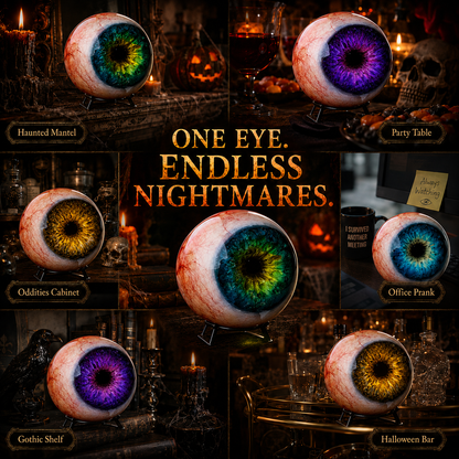 🎃 Halloween Sale — 58% OFF👁️ Halloween Monster Eye Orb – Hyper-Realistic Creepy Eyeball Decor
