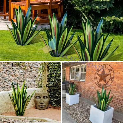 🌵Eternal Agave Handcrafted Metal Garden🏡