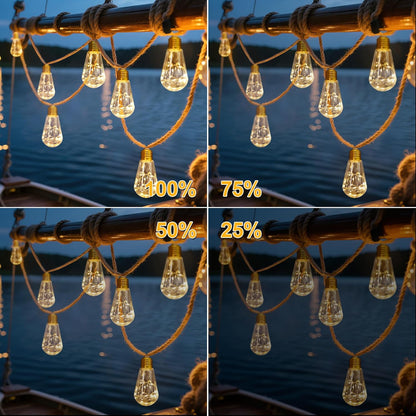 ✨ Solar String Lights-18ft-10LED