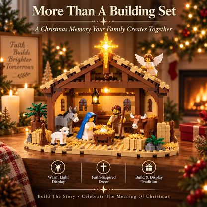 🔥last Day 50% Off - 🌟the Nativity Story Building Block Set