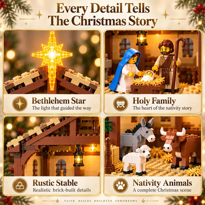 🔥last Day 50% Off - 🌟the Nativity Story Building Block Set