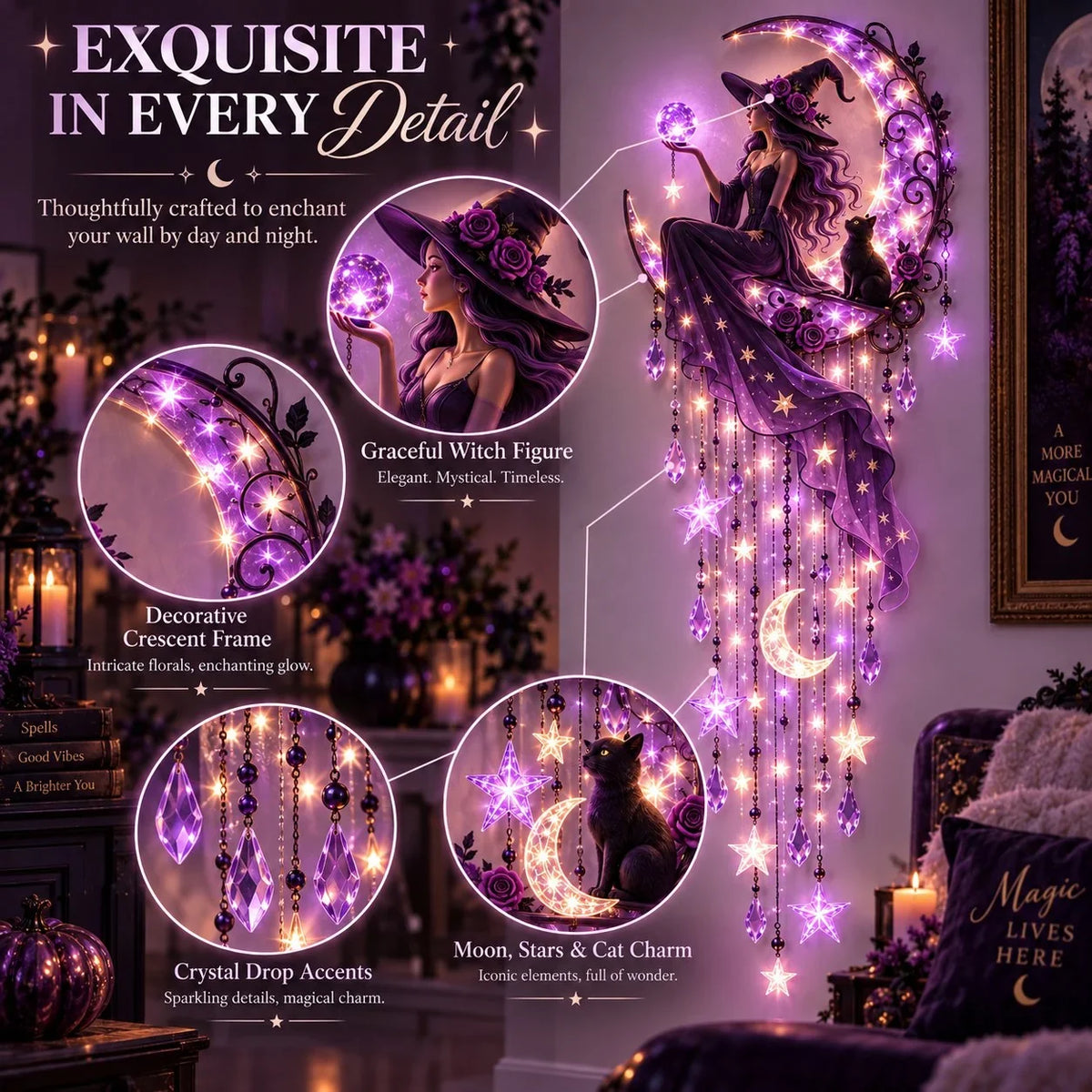 🌙✨ Bring a Little Witchy Magic to Every Empty Wall