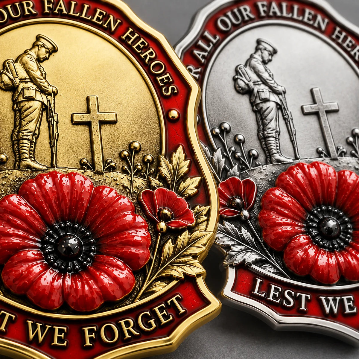🎖️limited Edition Red Poppy Remembrance Brooch– For All Our Fallen Heroes🌺
