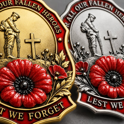 🎖️limited Edition Red Poppy Remembrance Brooch– For All Our Fallen Heroes🌺
