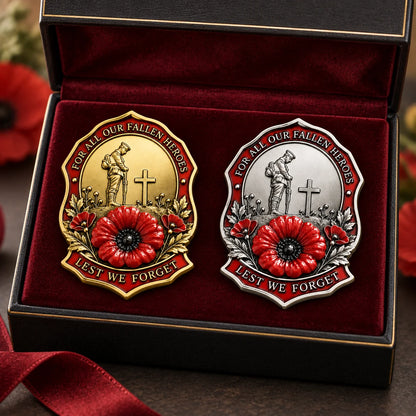 🎖️limited Edition Red Poppy Remembrance Brooch– For All Our Fallen Heroes🌺
