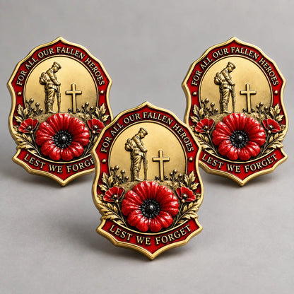 🎖️limited Edition Red Poppy Remembrance Brooch– For All Our Fallen Heroes🌺