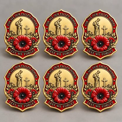 🎖️limited Edition Red Poppy Remembrance Brooch– For All Our Fallen Heroes🌺