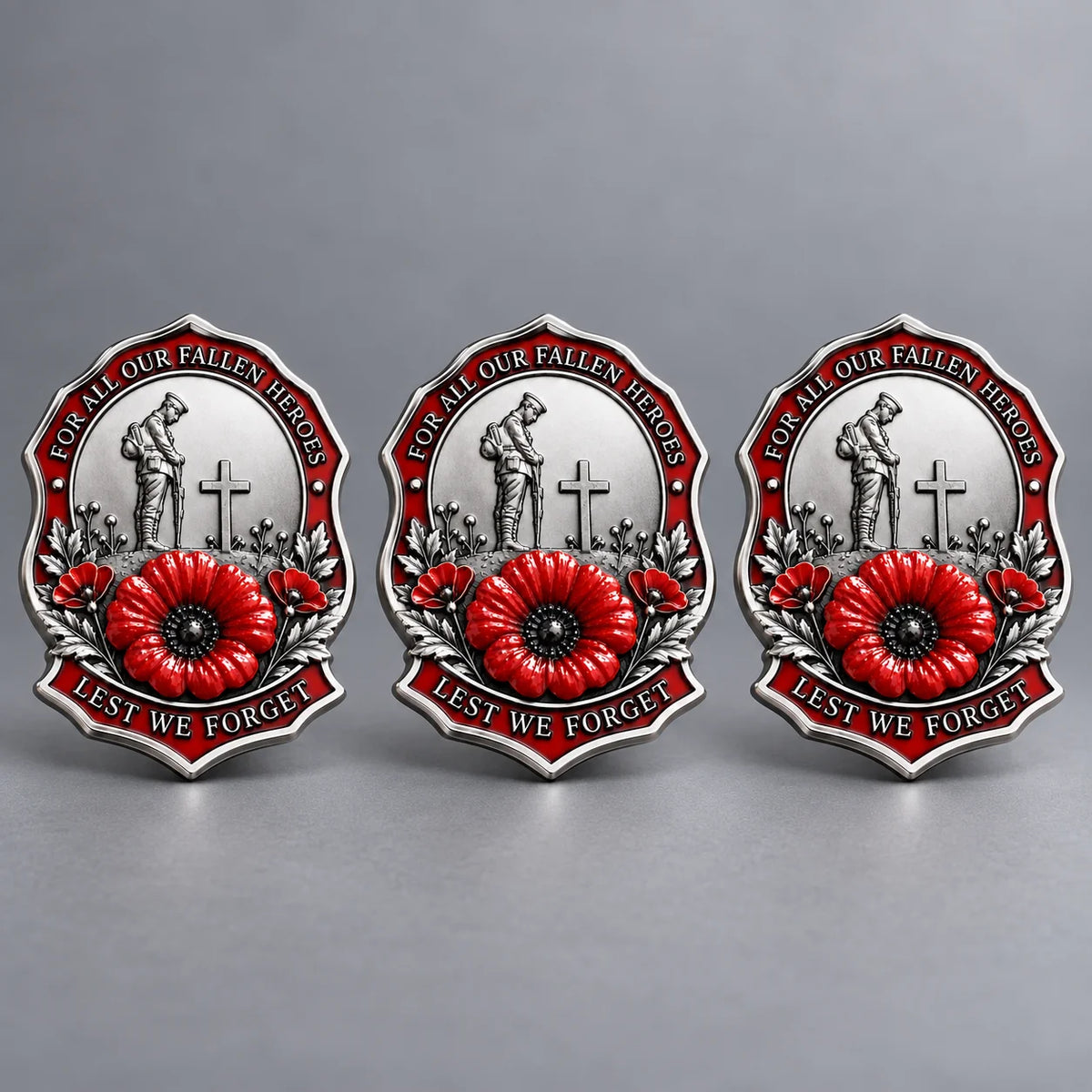 🎖️limited Edition Red Poppy Remembrance Brooch– For All Our Fallen Heroes🌺