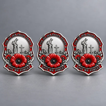 🎖️limited Edition Red Poppy Remembrance Brooch– For All Our Fallen Heroes🌺