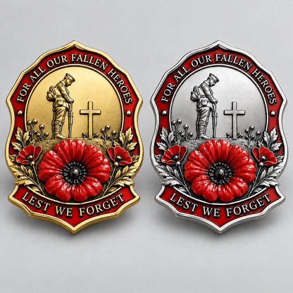 🎖️limited Edition Red Poppy Remembrance Brooch– For All Our Fallen Heroes🌺