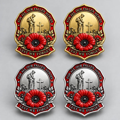 🎖️limited Edition Red Poppy Remembrance Brooch– For All Our Fallen Heroes🌺