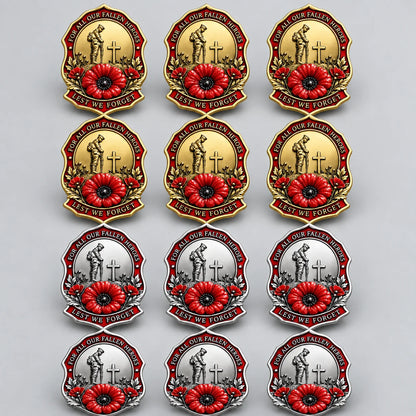 🎖️limited Edition Red Poppy Remembrance Brooch– For All Our Fallen Heroes🌺