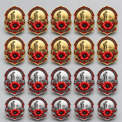 🎖️limited Edition Red Poppy Remembrance Brooch– For All Our Fallen Heroes🌺