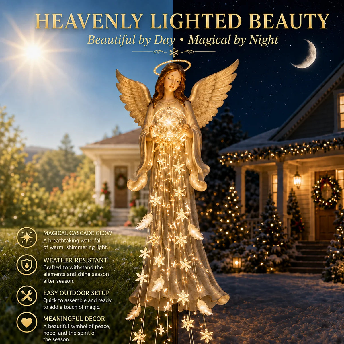🎁 Today Only: Get 49% Off✨  Angel Remembrance Garden Light👼