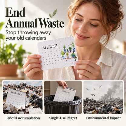 ✨Early Holiday Sale 50% OFF🌱Eco-Friendly Plantable “Timeless” Seed Calendar 2027