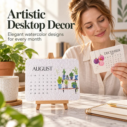 ✨Early Holiday Sale 50% OFF🌱Eco-Friendly Plantable “Timeless” Seed Calendar 2027