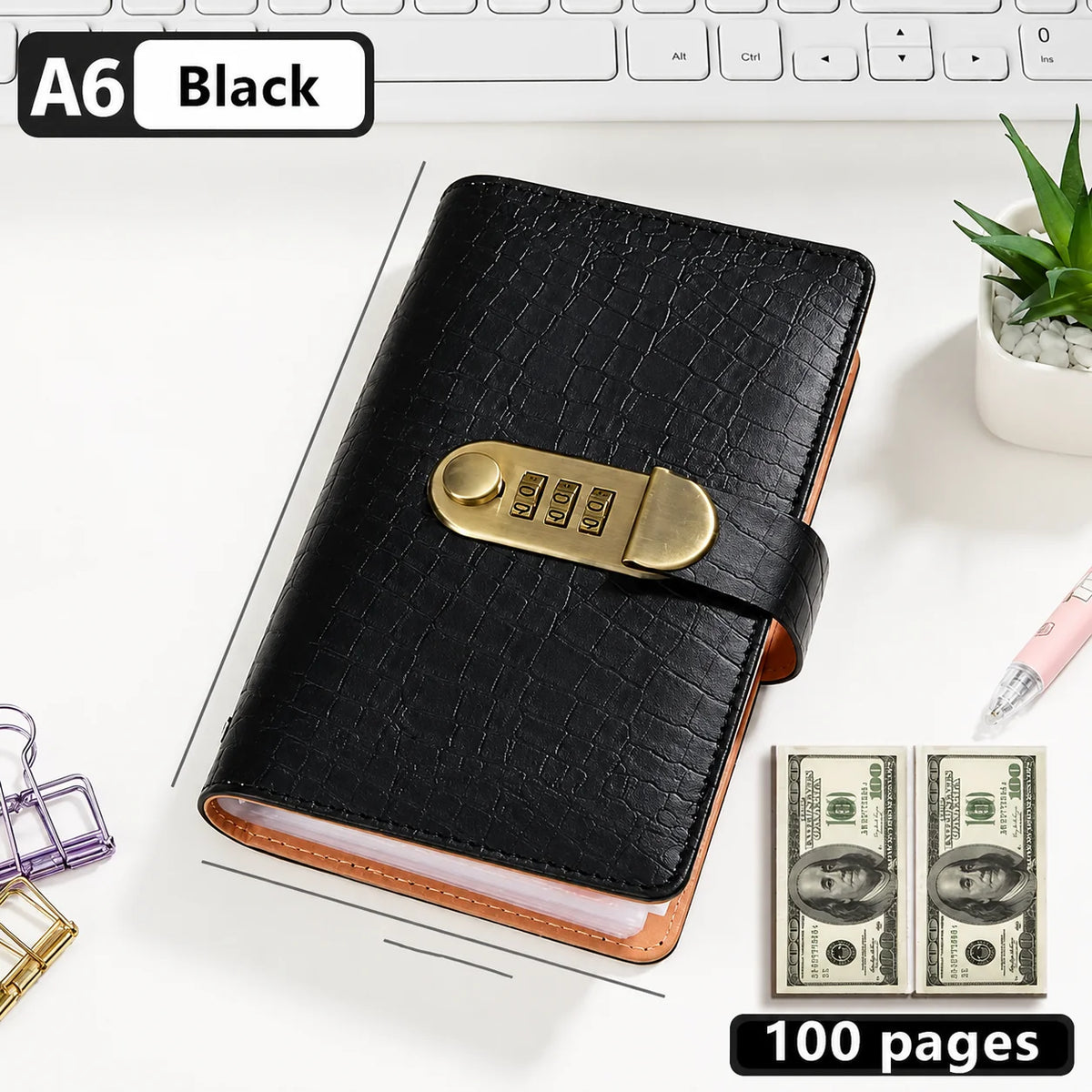 🔒100 Transparent Pocket Currency Collectors Album