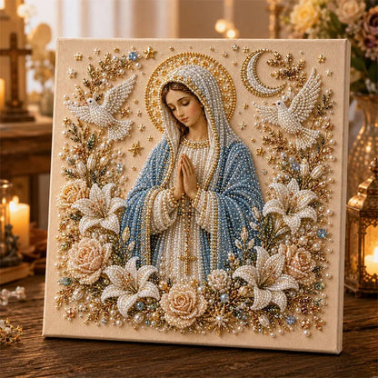 🔥 Last Day 49% OFF – ✝️ DIY Jesus Pearl Art Kit | 3D Pearl-Style Christian Artwork for Prayer Corners & Faith Gifts