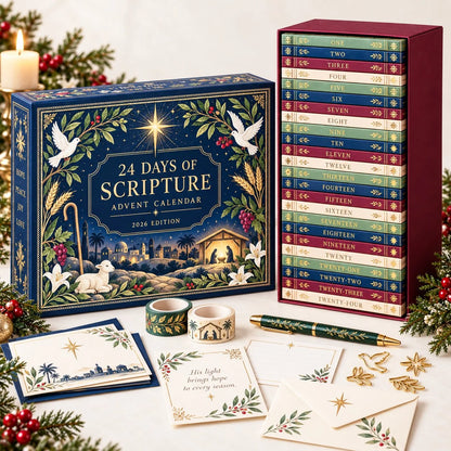 💥LAST DAY 50% OFF – 📖 24 Days of Scripture Advent Calendar 2026