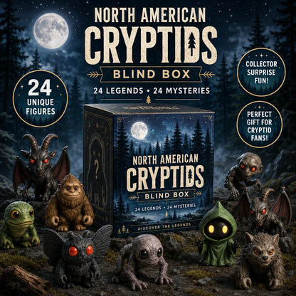 👁️North American Cryptids Blind Box – Complete 24-Piece Collection👹