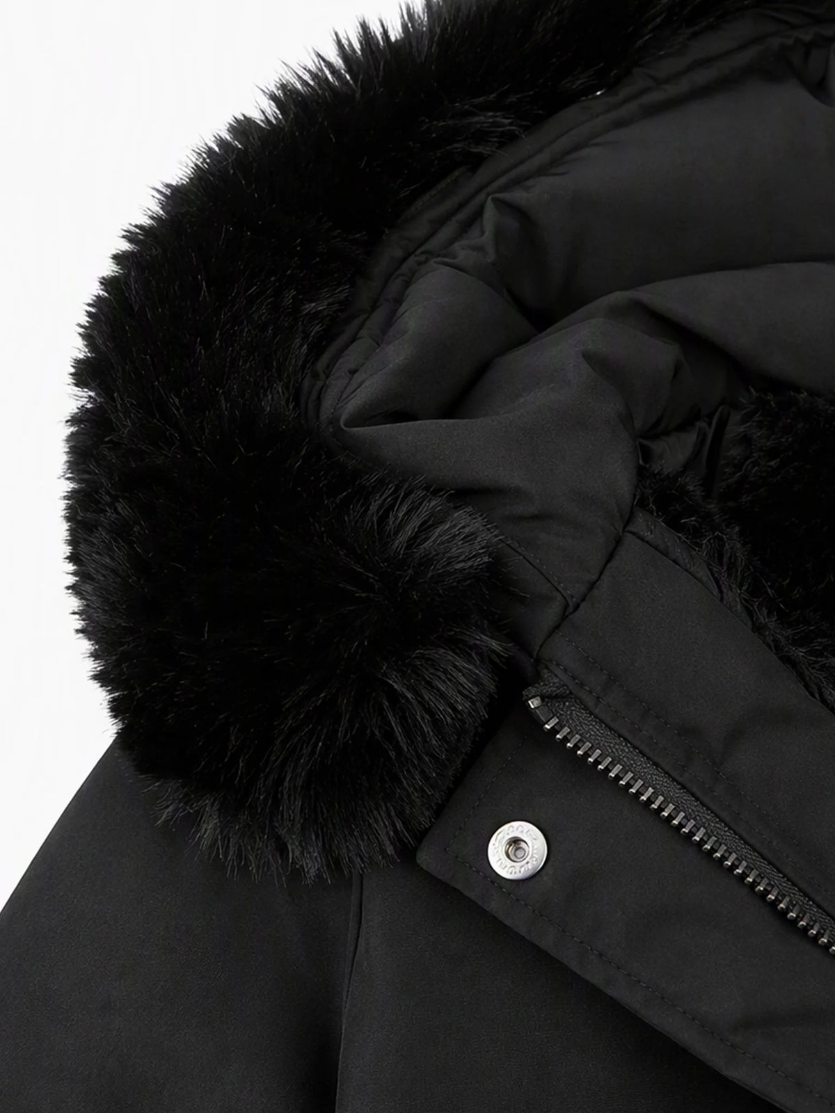 Women's Winter Faux Fur Padded Parka