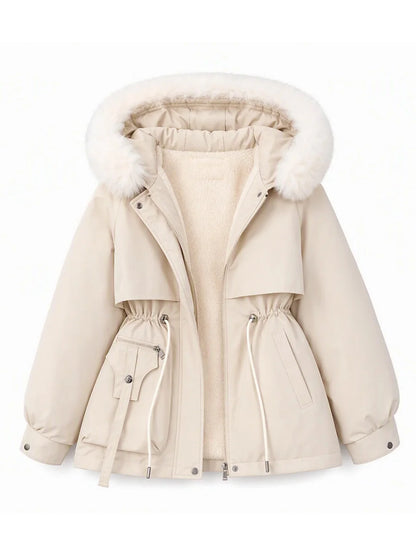 Women's Winter Faux Fur Padded Parka