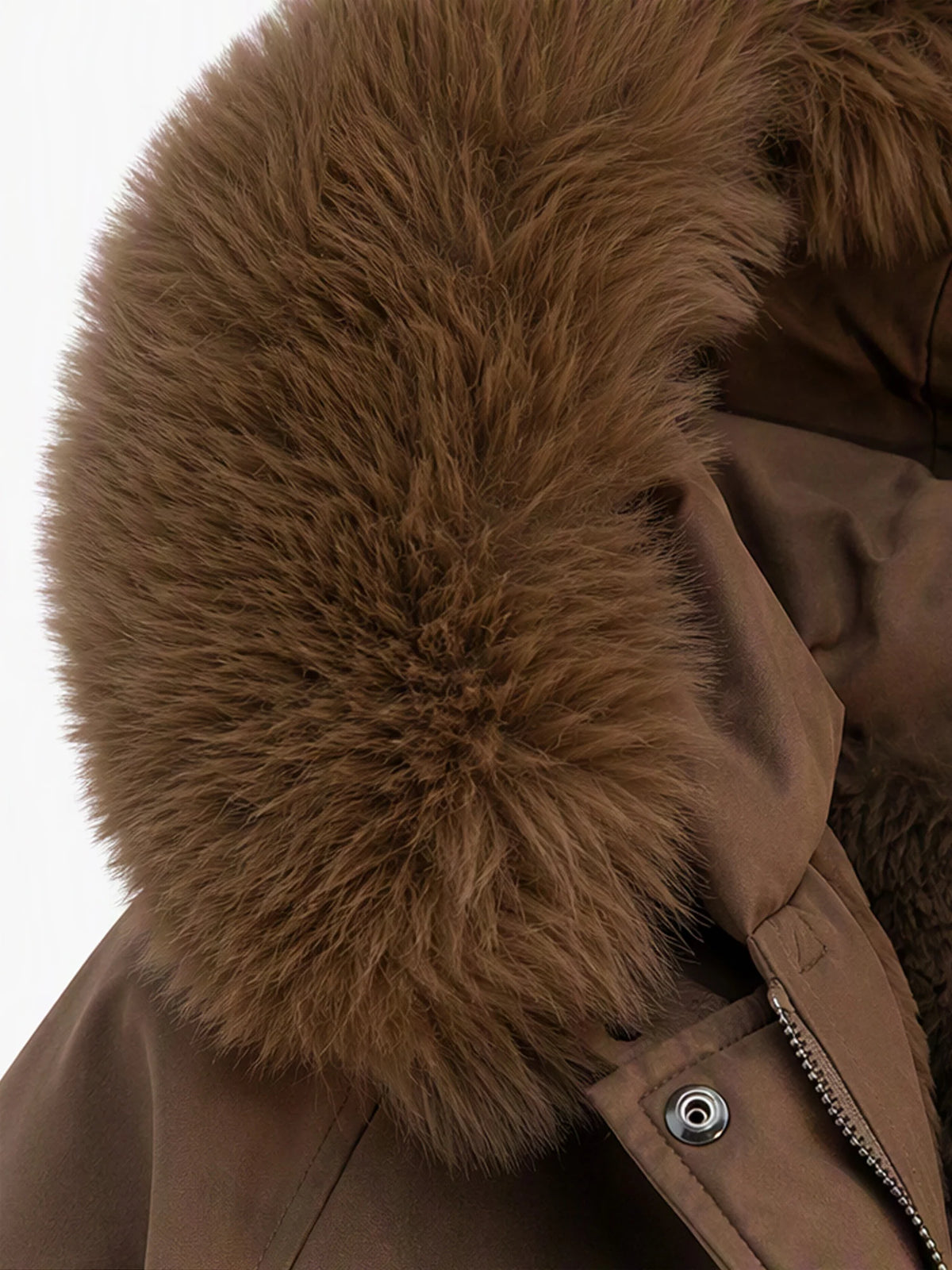 Women's Winter Faux Fur Padded Parka