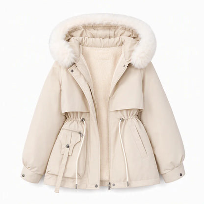 Women's Winter Faux Fur Padded Parka