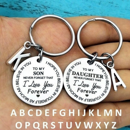LAST DAY 49% OFF⇝💓 Best Gift for Mom & Dad | Son & Daughter I Love You Forever Keychain