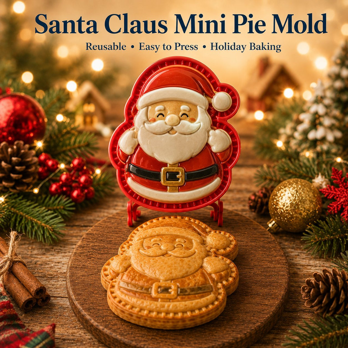 🔥🔥Only $16.99 Last Day Promotion!✨ 🎄16-Design Christmas Mini Pie Mold Collection 🥧